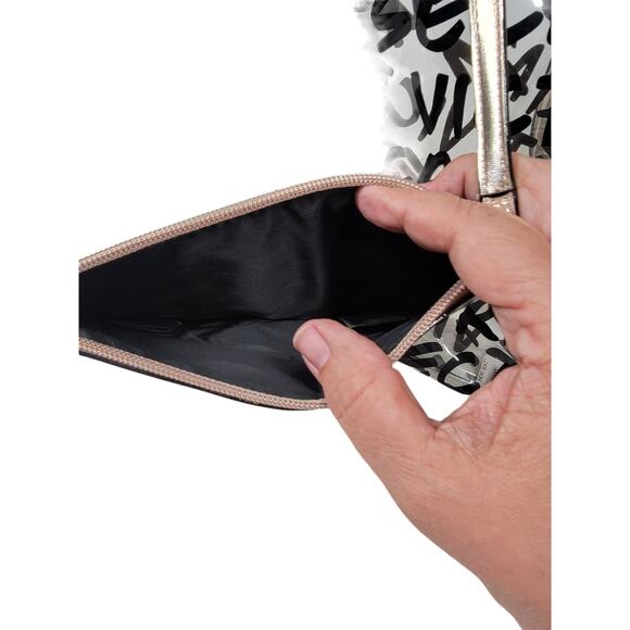 Victoria secret tote bag with clear see through black and rose gold handles NWT - Picture 2 of 9